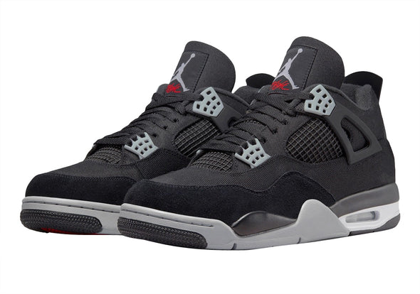 Air Jordan 4 Black Canvas