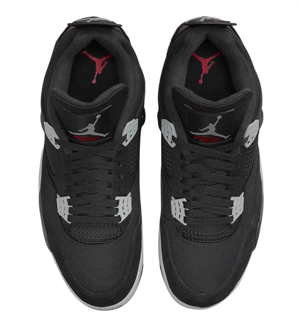 Air Jordan 4 Black Canvas